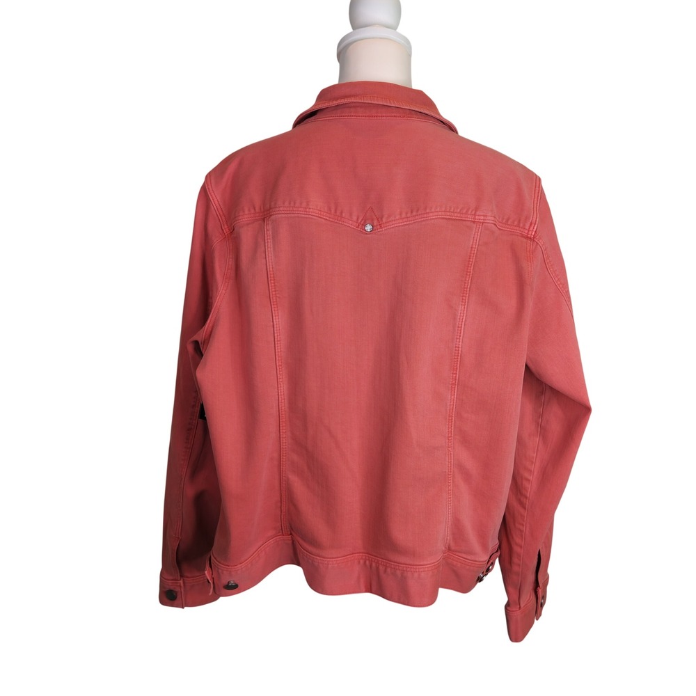 Liverpool Los Angeles Coral Denim Jacket XXL NWT Stitch Fix - Picture 2 of 10